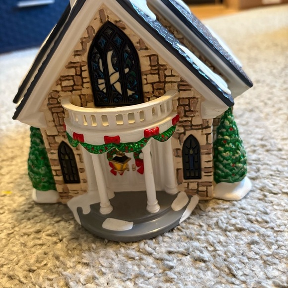 Department 56 Holy Spirit Church Original Snow Village Ceramic Christmas Decor - Picture 2 of 6